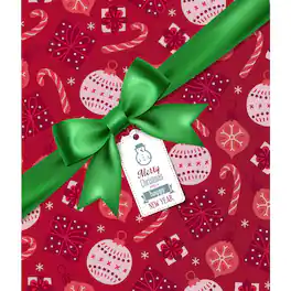 Garage Celebrations Merry Christmas and A Happy New Year 7 ft. x 8 ft. Garage Door Cover - Multicolored