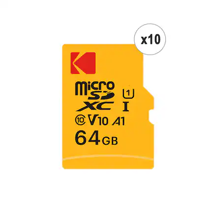 x10 micro SD XC I 10 V10 A1 64GB