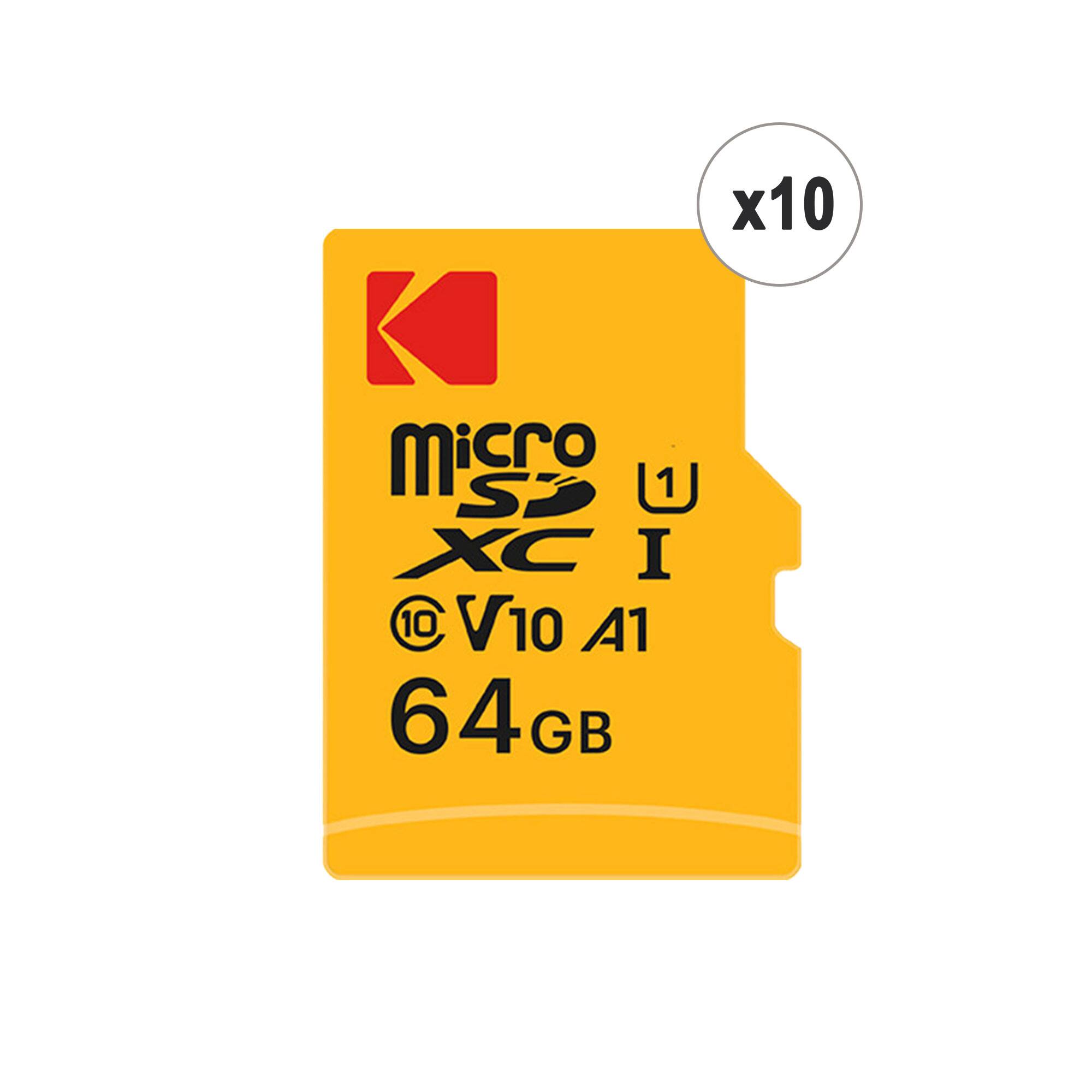 x10 micro SD XC I 10 V10 A1 64GB