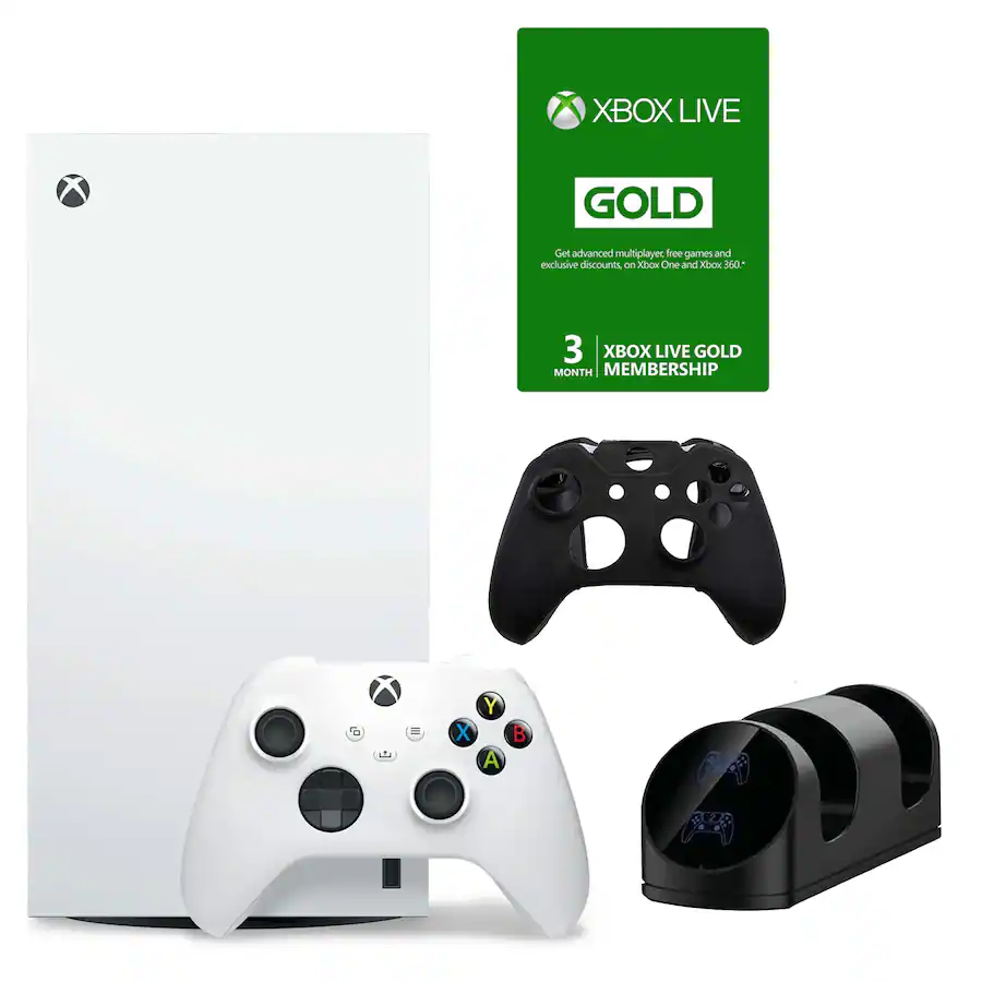 Xbox Series X Digital White Console with Accessories Month Live Xbox