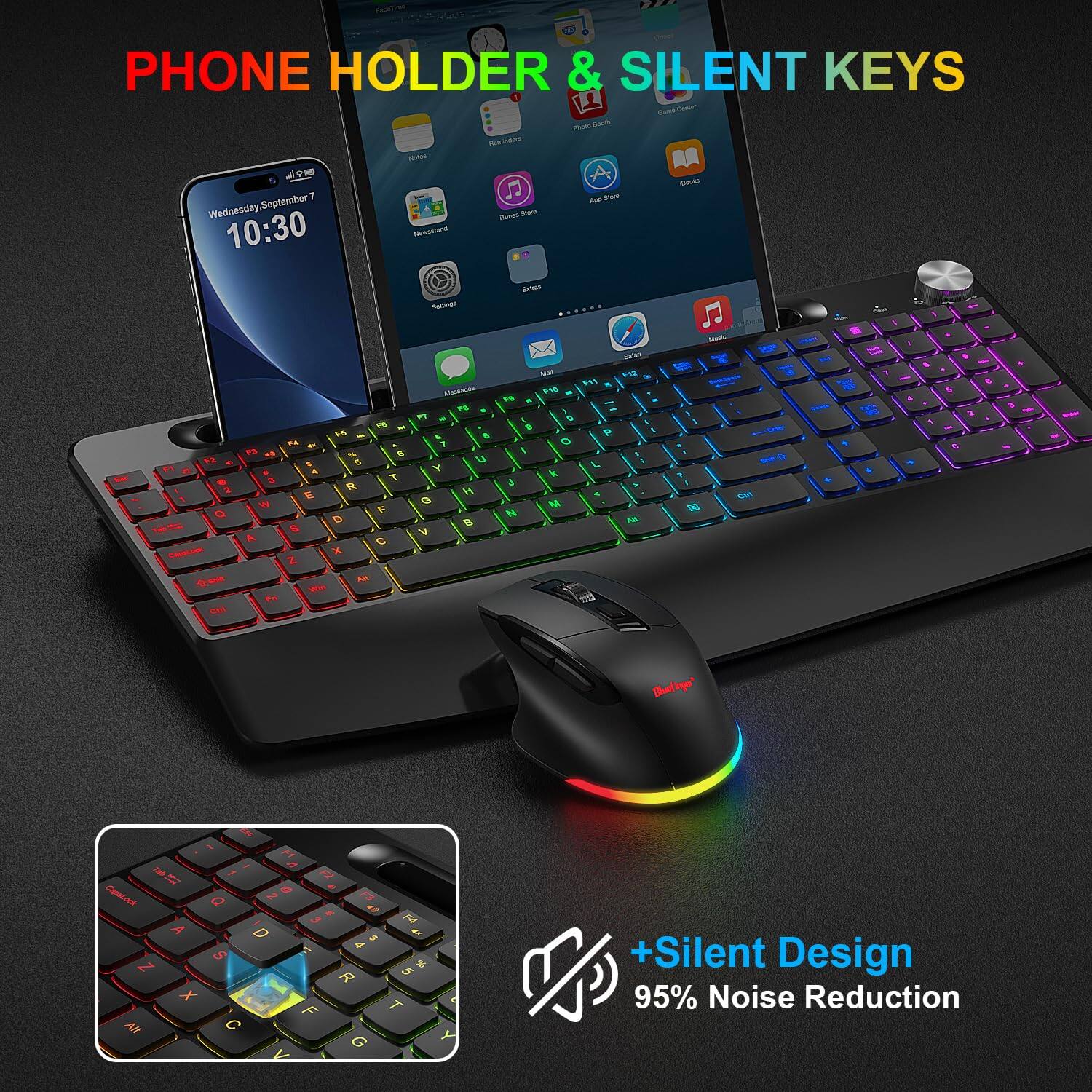 PHONE HOLDER & SILENT KEYS

Wednesday, September 7
10:30

+Silent Design
95% Noise Reduction