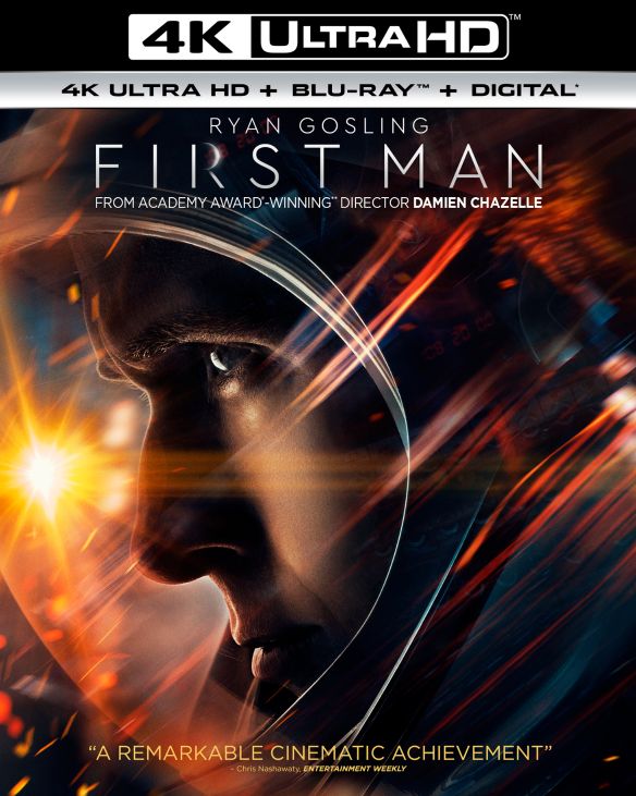  First Man [Includes Digital Copy] [4K Ultra HD Blu-ray/Blu-ray] [2018]