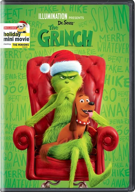 Illumination Presents Dr Seuss The Grinch Dvd 2018