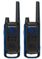 Motorola - Solutions TALKABOUT T800 Two Way Radio - 2 Pack - Black/Blue - Angle_Zoom