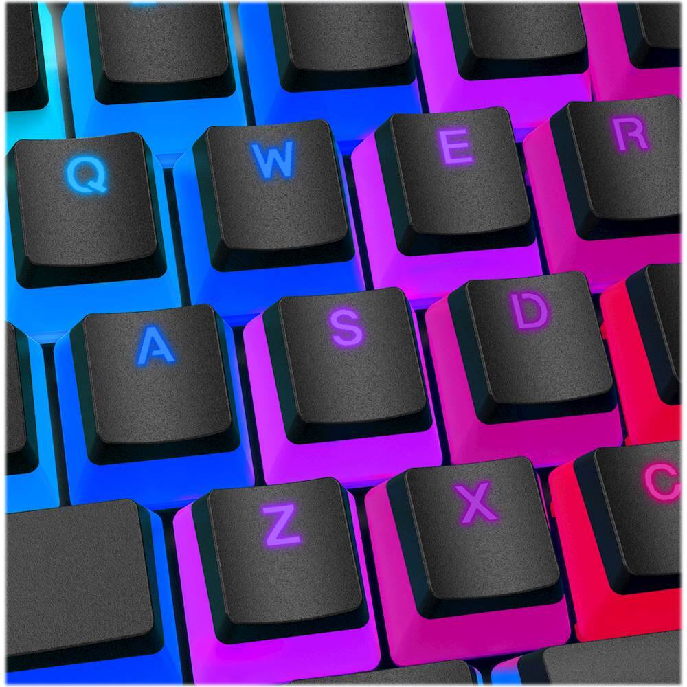 Alt View 16. HyperX - Double Shot PBT Keycap Set - Black/White.