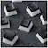 Alt View 3. HyperX - Double Shot PBT Keycap Set - Black/White.