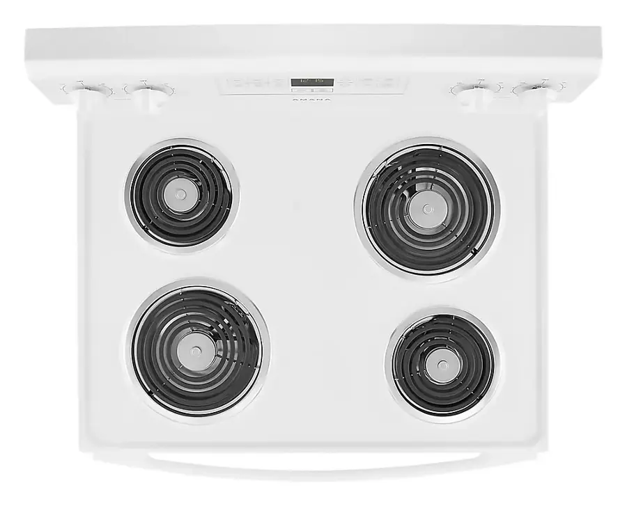 Alt View 13. Amana - 4.8 Cu. Ft. Freestanding Electric Range - White.
