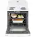 Alt View 2. GE - 5.3 Cu. Ft. Freestanding Electric Range with Self-Cleaning and Sensi-temp Technology - White.