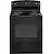 Front. GE - 5.3 Cu. Ft. Freestanding Electric Range with Self-Cleaning and Sensi-temp Technology - Black.