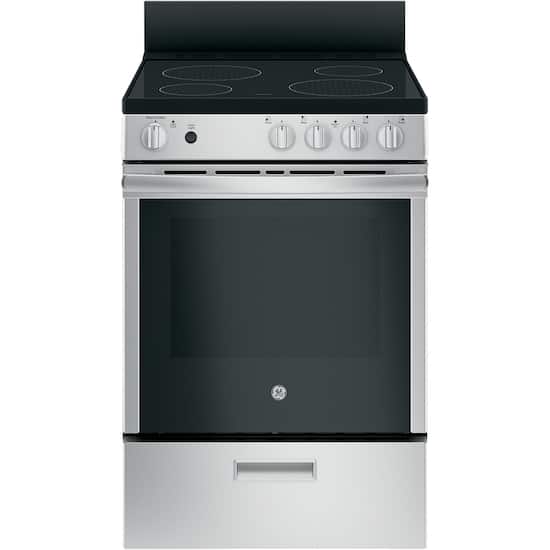 Ge 2 9 Cu Ft Freestanding Electric Range Stainless Steel Jas640rmss Best Buy