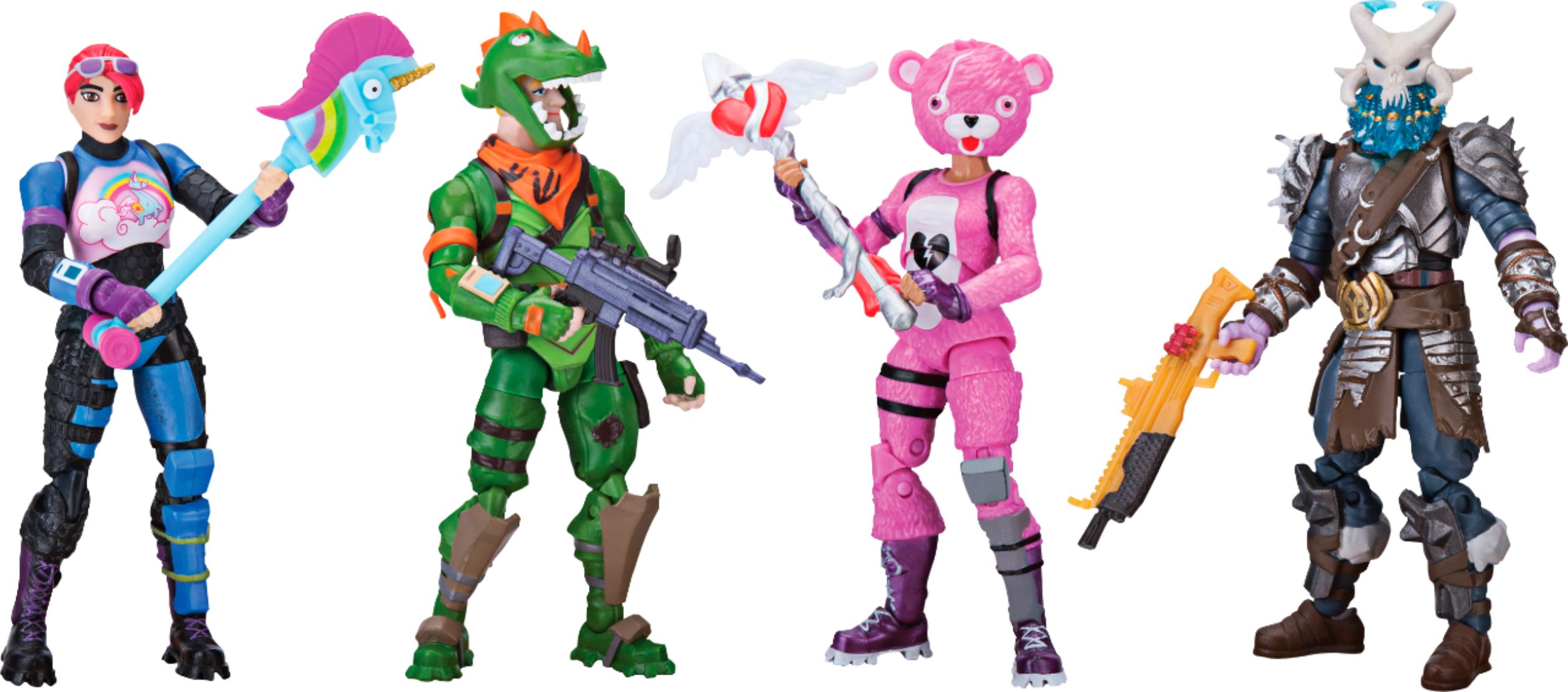  Fortnite Squad Mode 4-Figure Pack, Series 2 : Toys & Games