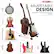 5 CORE
ADJUSTABLE DESIGN
Fits guitars of all shapes and sizes securely
BANJO
CELLO
ACOUSTIC GUITAR
UKULELE
ELECTRIC GUITAR
BASS