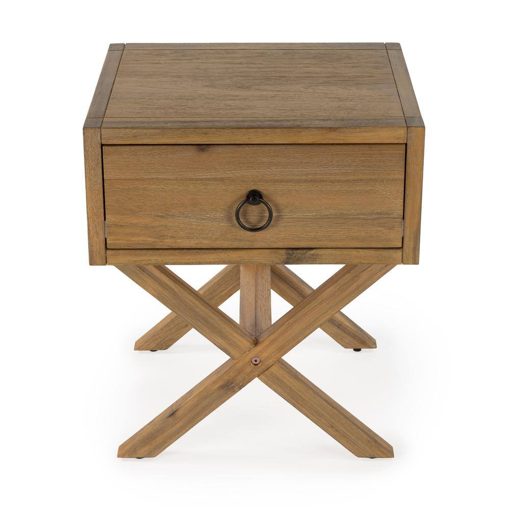 Alt View 1. Butler Specialty - Lark Natural Wood End Table - Light Brown.
