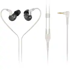 Front. Behringer - Behringer SD251-CK Studio Monitoring In-Ear Earphones, Black.
