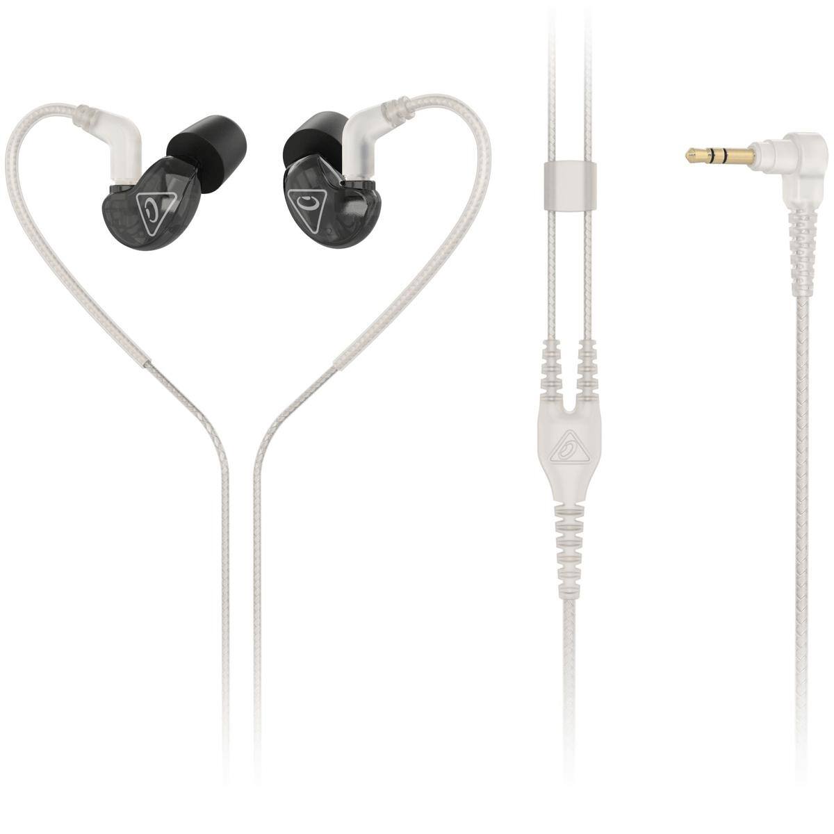 Front. Behringer - Behringer SD251-CK Studio Monitoring In-Ear Earphones, Black.