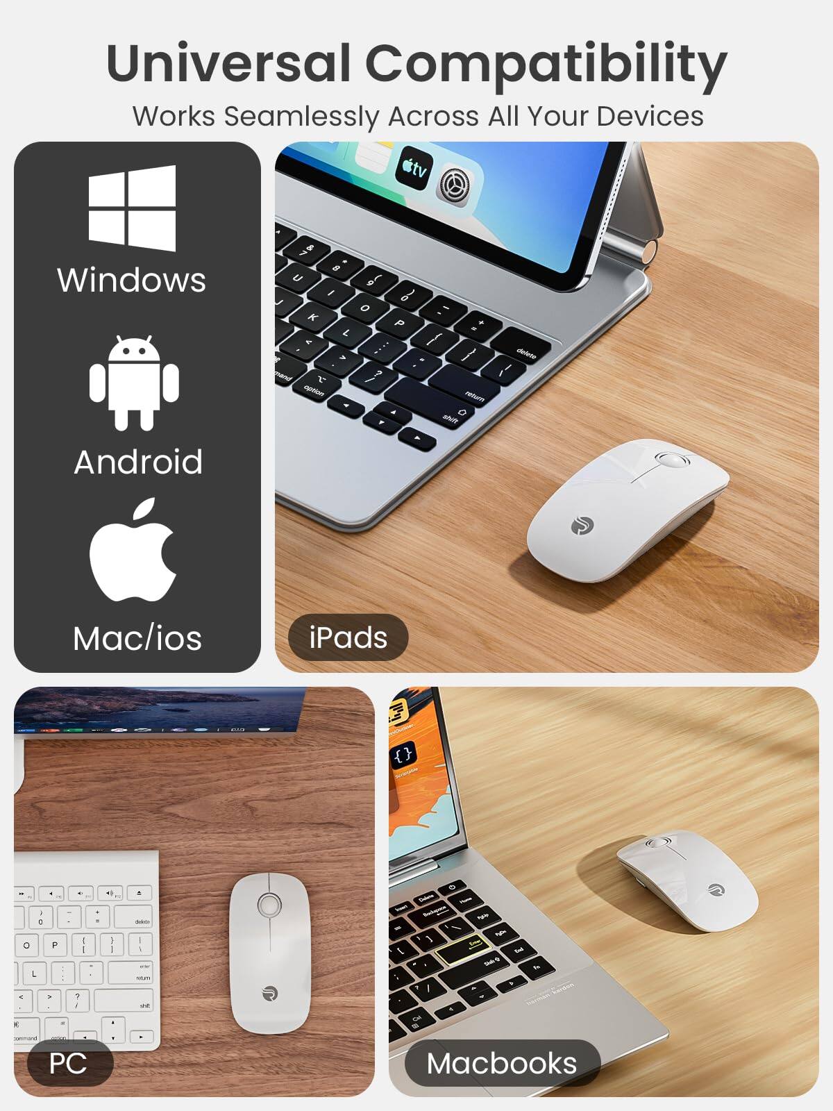 Universal Compatibility  
Works Seamlessly Across All Your Devices  

- Windows  
- Android  
- Mac/ios  
- iPads  
- PC  
- Macbooks