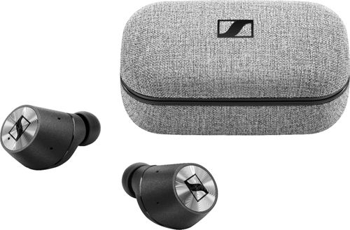 Sennheiser - MOMENTUM True Wireless Earbud Headphones - Silver/Black was $299.98 now $189.98 (37.0% off)
