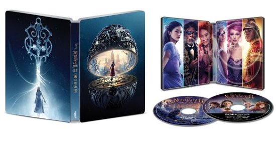 Front Standard. The Nutcracker and the Four Realms [SteelBook] [4K Ultra HD Blu-ray/Blu-ray] [Only @ Best Buy] [2018].