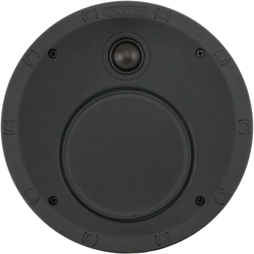 Angle. Sonance - VP52R UTL - Visual Performance 5-1/4" Ultra Thin-Line 2-Way In Ceiling Speakers (Pair) - White.