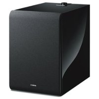 Yamaha - MusicCast 8" 130W Wireless Subwoofer - Piano Black - Front_Zoom