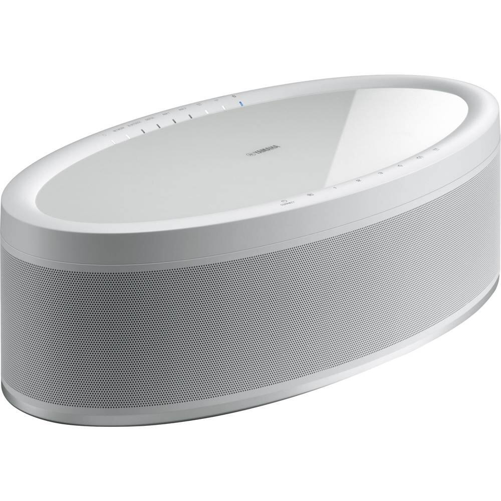 Angle. Yamaha - MusicCast 50 70W Hi-Res Wireless Speaker for Streaming Music - White.