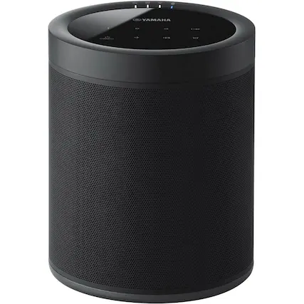 Front. Yamaha - MusicCast 20 40W Hi-Res Wireless Speaker for Streaming Music - Black.