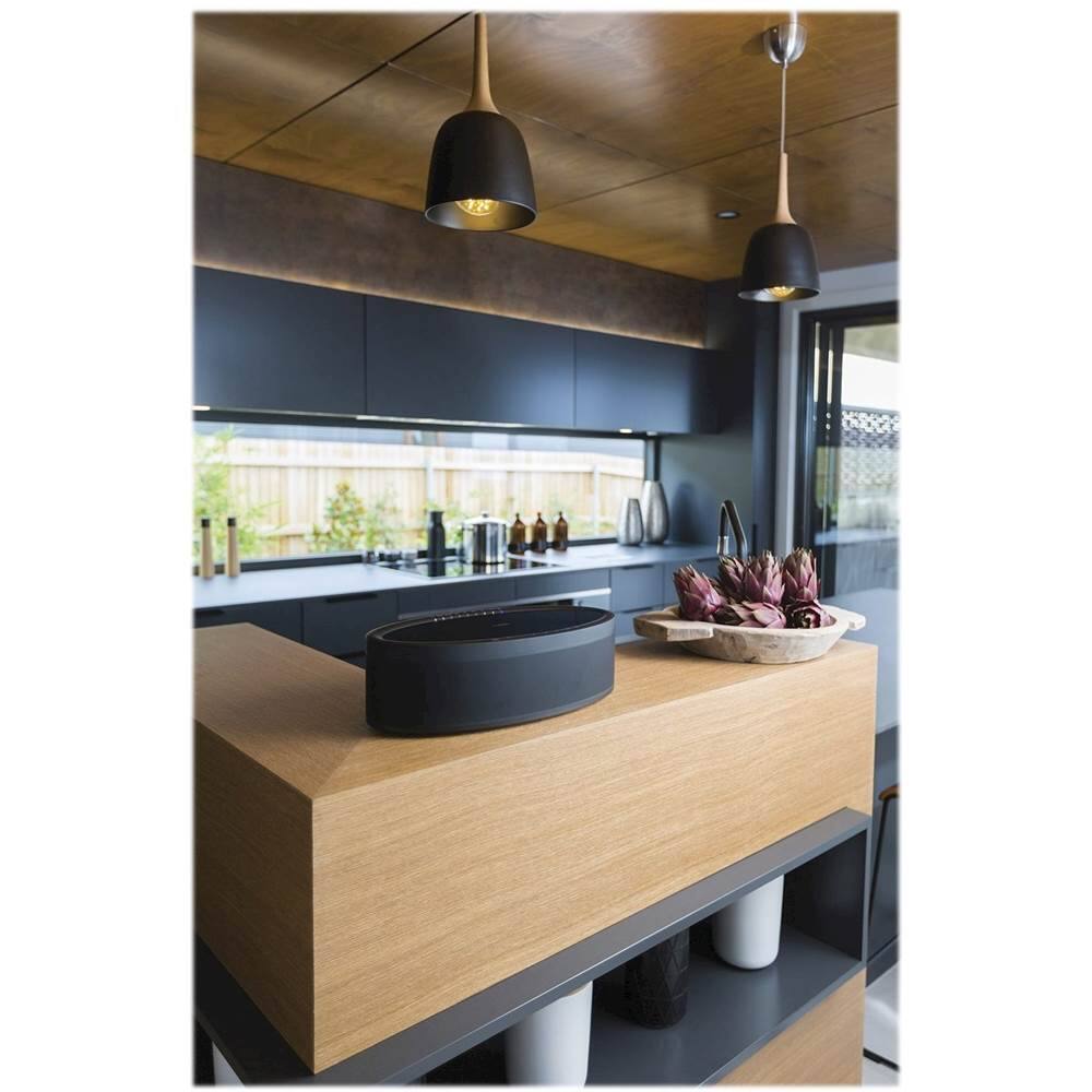 Alt View 15. Yamaha - MusicCast 50 Wireless Speaker with Wi-Fi, Bluetooth and Airplay. Works with Alexa and Google Assistant - Black.