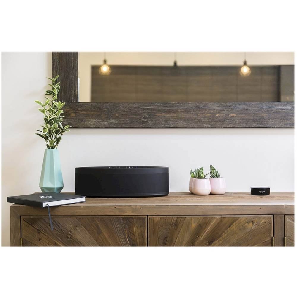 Alt View 17. Yamaha - MusicCast 50 Wireless Speaker with Wi-Fi, Bluetooth and Airplay. Works with Alexa and Google Assistant - Black.