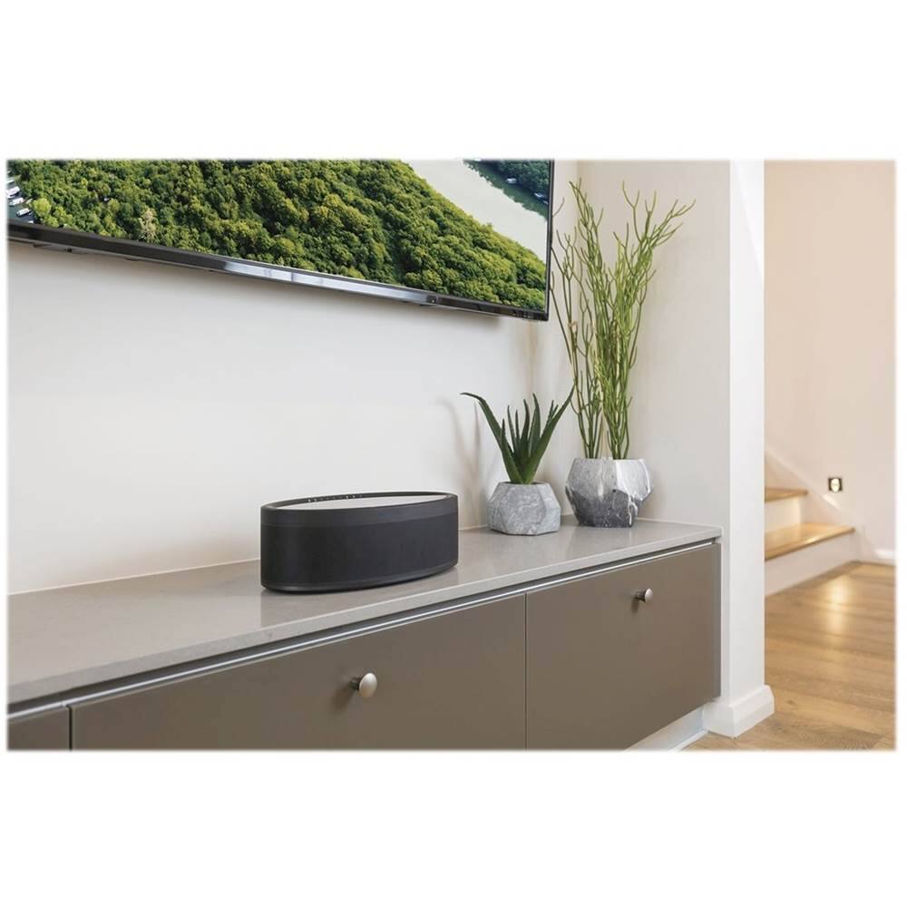 Alt View 18. Yamaha - MusicCast 50 Wireless Speaker with Wi-Fi, Bluetooth and Airplay. Works with Alexa and Google Assistant - Black.