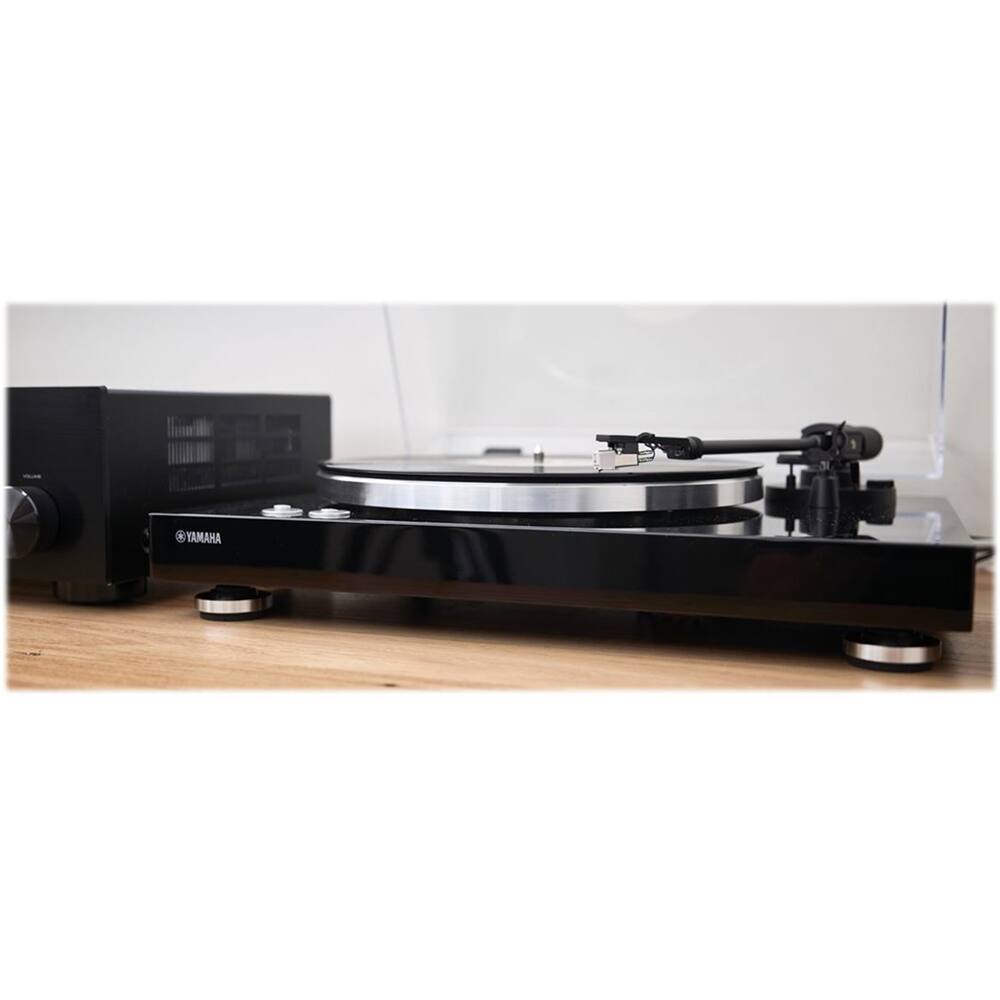 Alt View 15. Yamaha - Stereo Turntable - Piano Black.