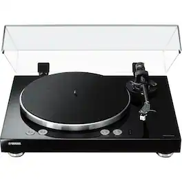 Yamaha - TT-N503BL MusicCast WiFi Music Streaming Turntable - Piano Black