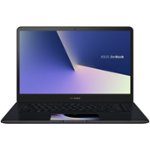 Front Zoom. ASUS - 15.6" 4K Ultra HD Touch-Screen Laptop - Intel Core i9 - 16GB Memory - NVIDIA GeForce GTX 1050 Ti - 512GB SSD - Deep Blue Ocean.