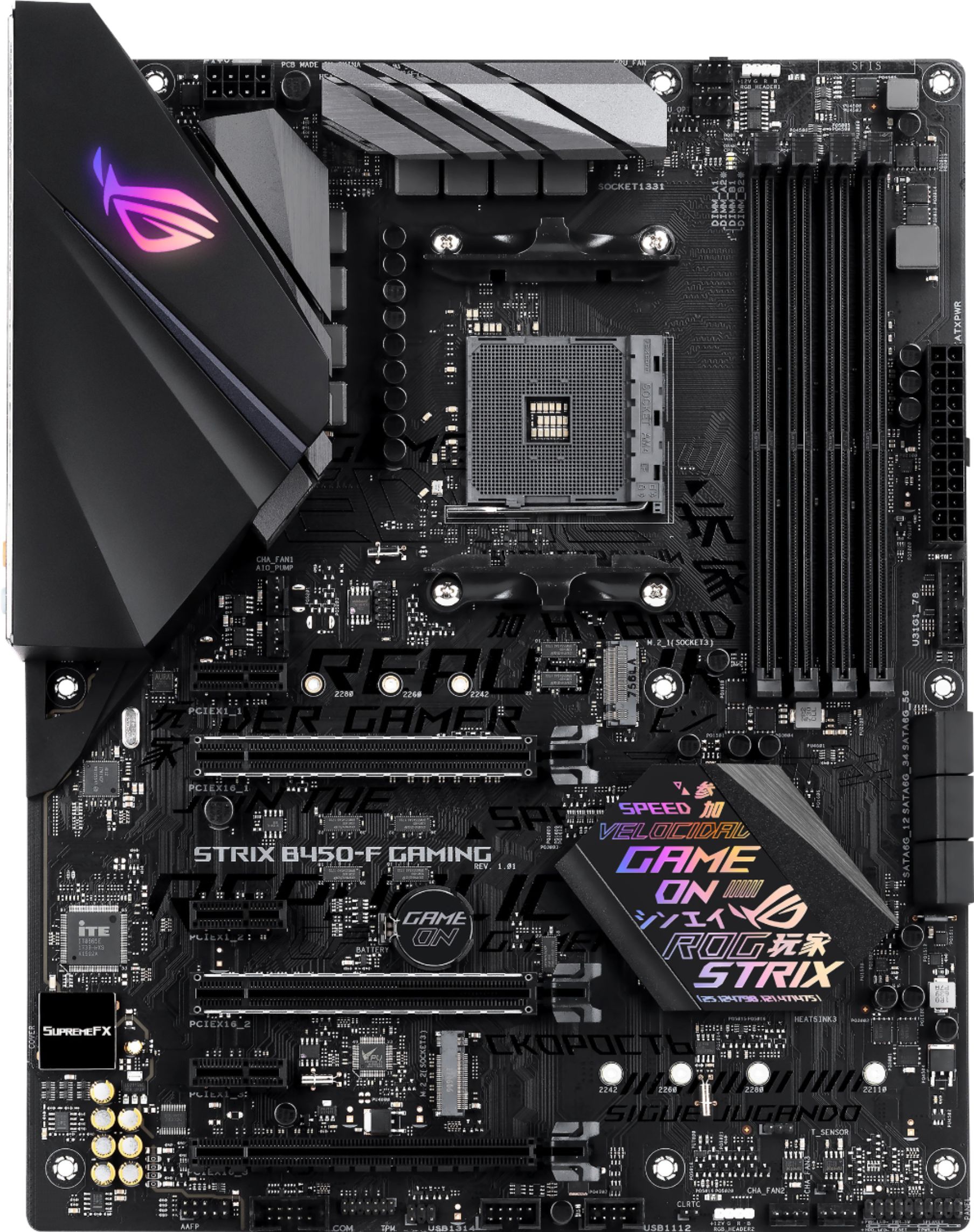 ASUS ROG Strix B450-F Gaming (Socket AM4) USB 3.1 - Best Buy