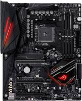 ASUS - ROG CROSSHAIR VII HERO (Socket AM4) USB 3.1 Gen 1 AMD Motherboard with LED Lighting - Front_Zoom
