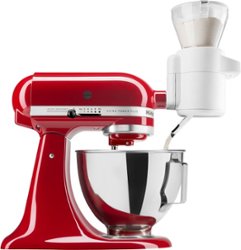 KitchenAid - Sifter and Scale Attachment Bundle - White - Front_Zoom