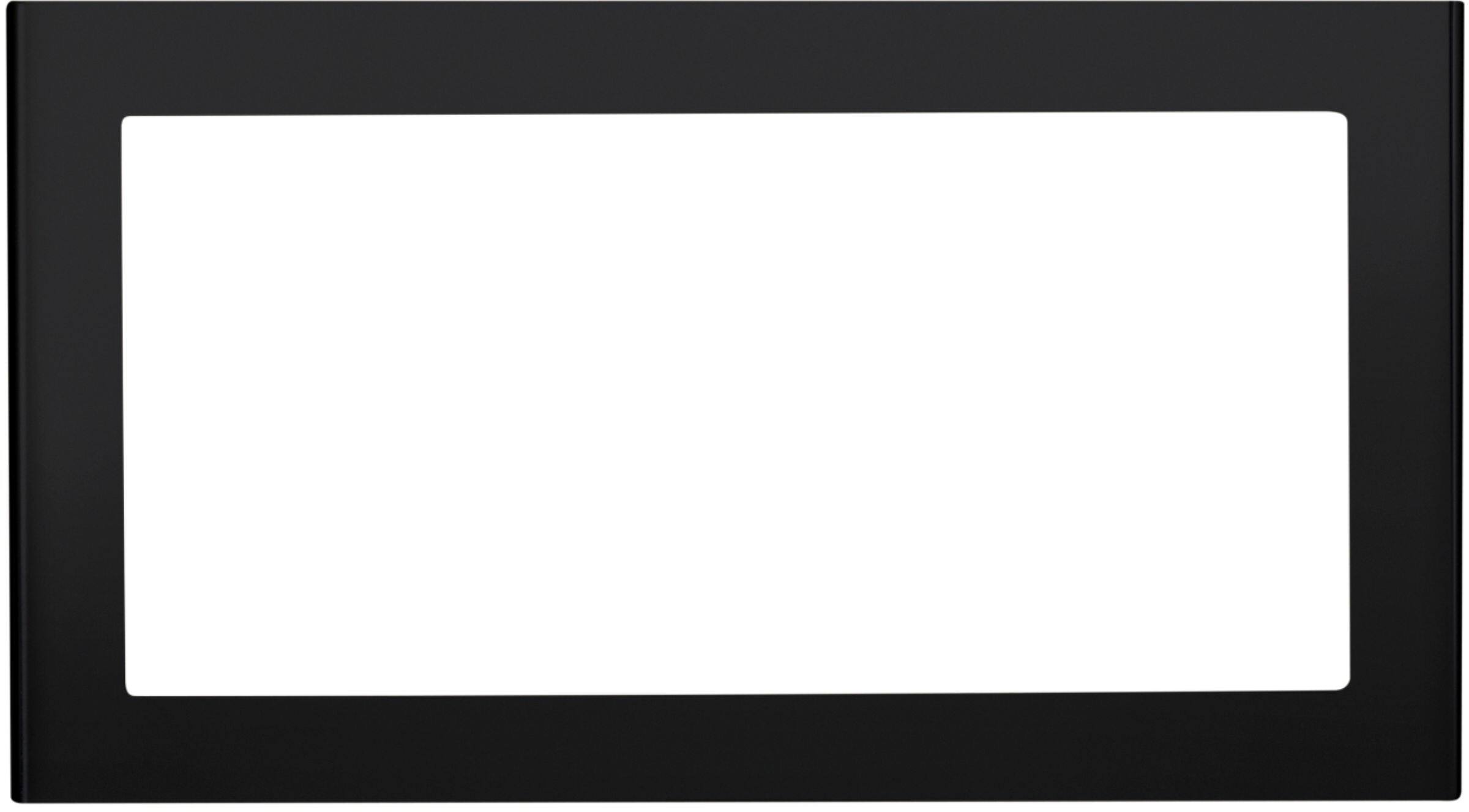 Best Buy GE 29.9" Trim Kit for Profile PEM31FMDS Microwaves Black