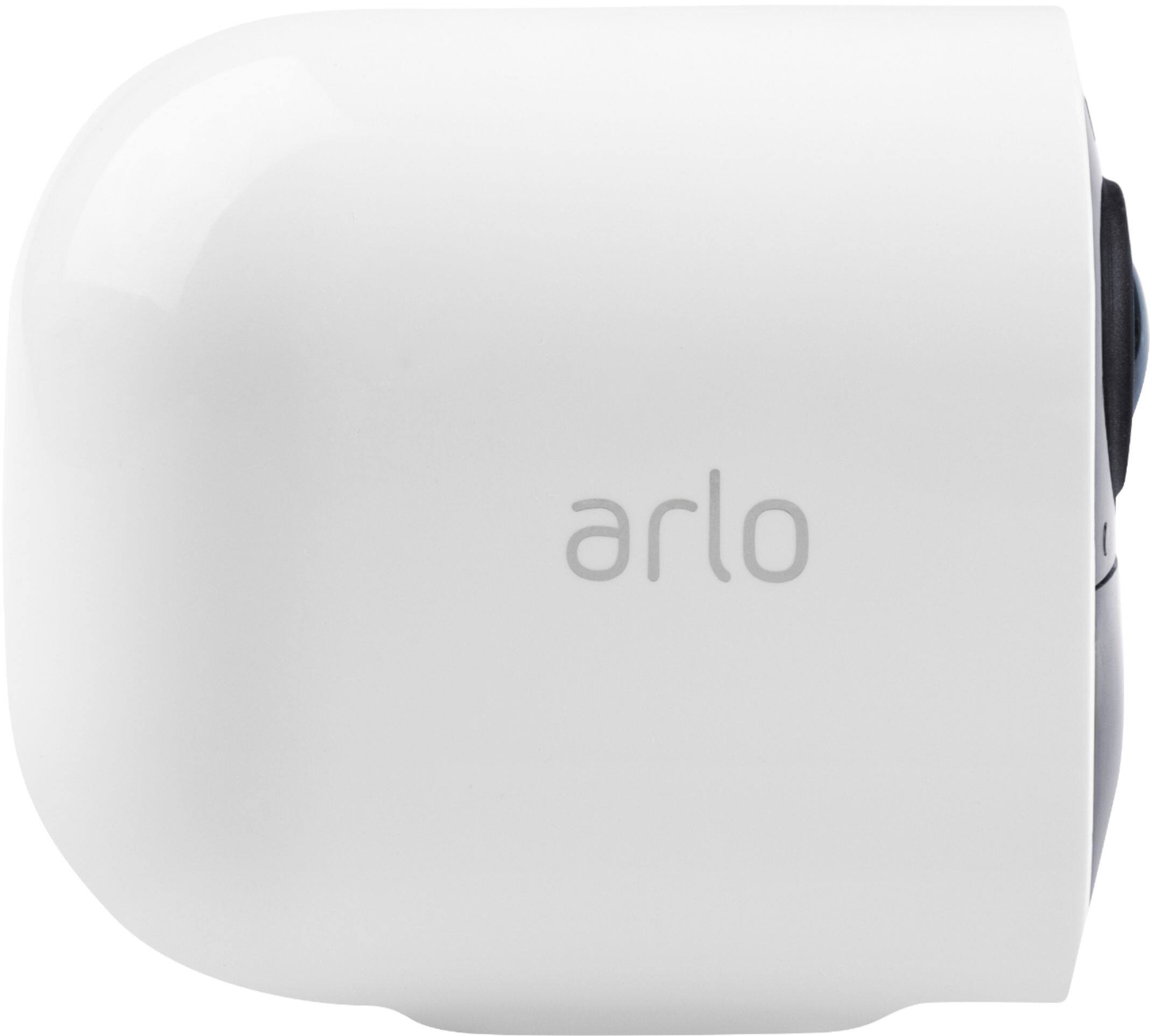 Angle. Arlo - Ultra 3-Camera Indoor/Outdoor Wire Free 4K HDR Security Camera System - White.