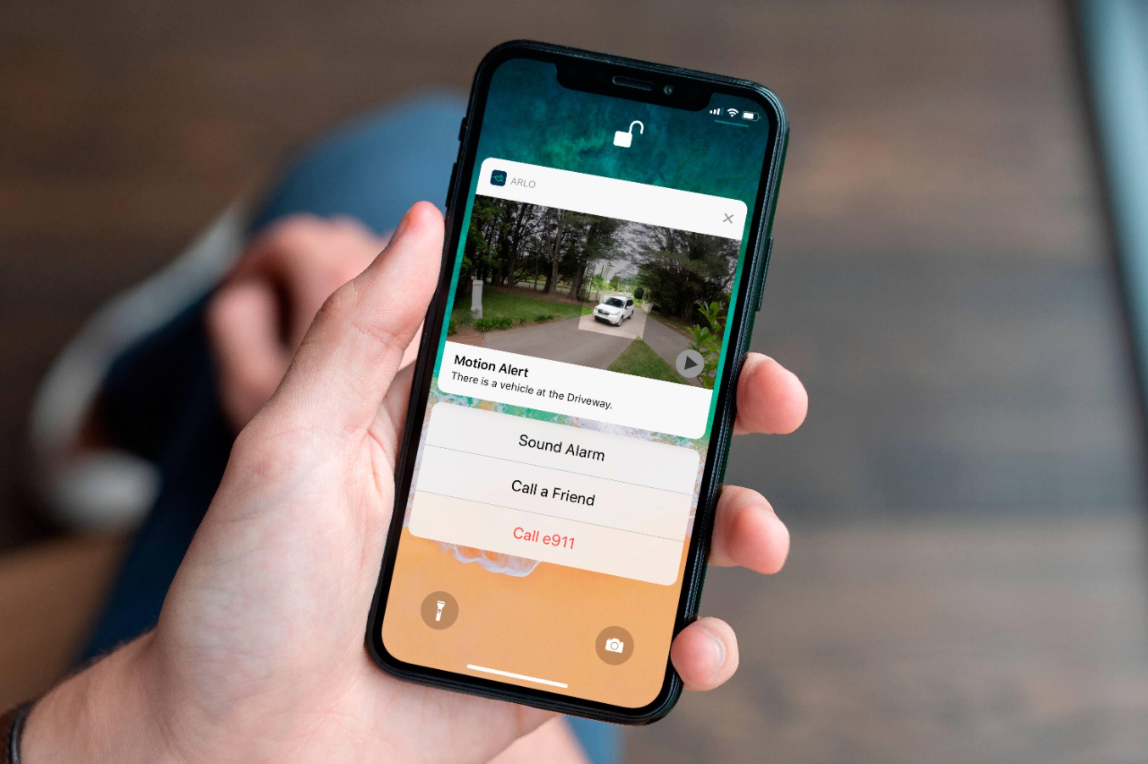 Alt View 16. Arlo - Ultra 3-Camera Indoor/Outdoor Wire Free 4K HDR Security Camera System - White.
