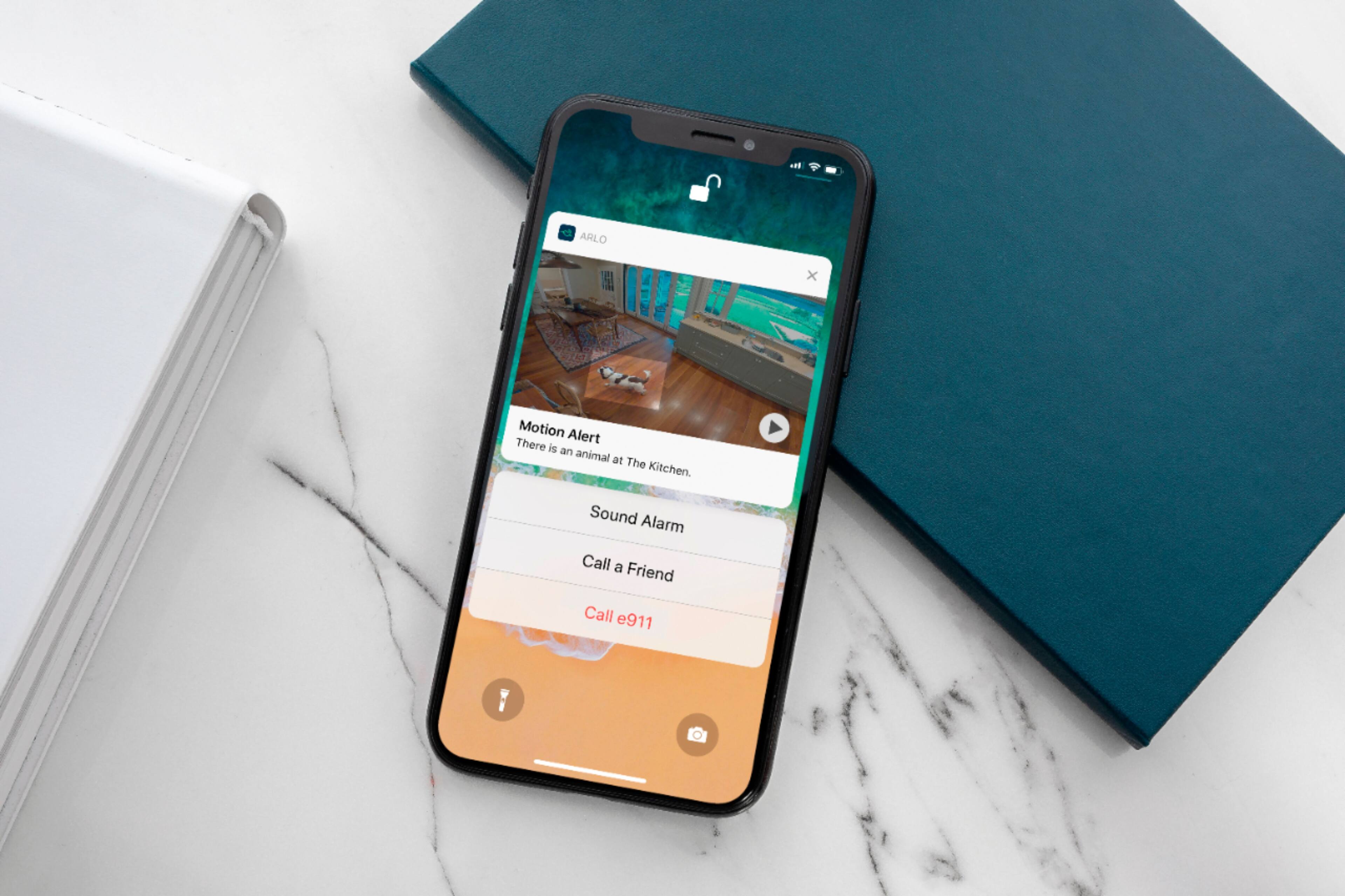 Alt View 18. Arlo - Ultra 3-Camera Indoor/Outdoor Wire Free 4K HDR Security Camera System - White.