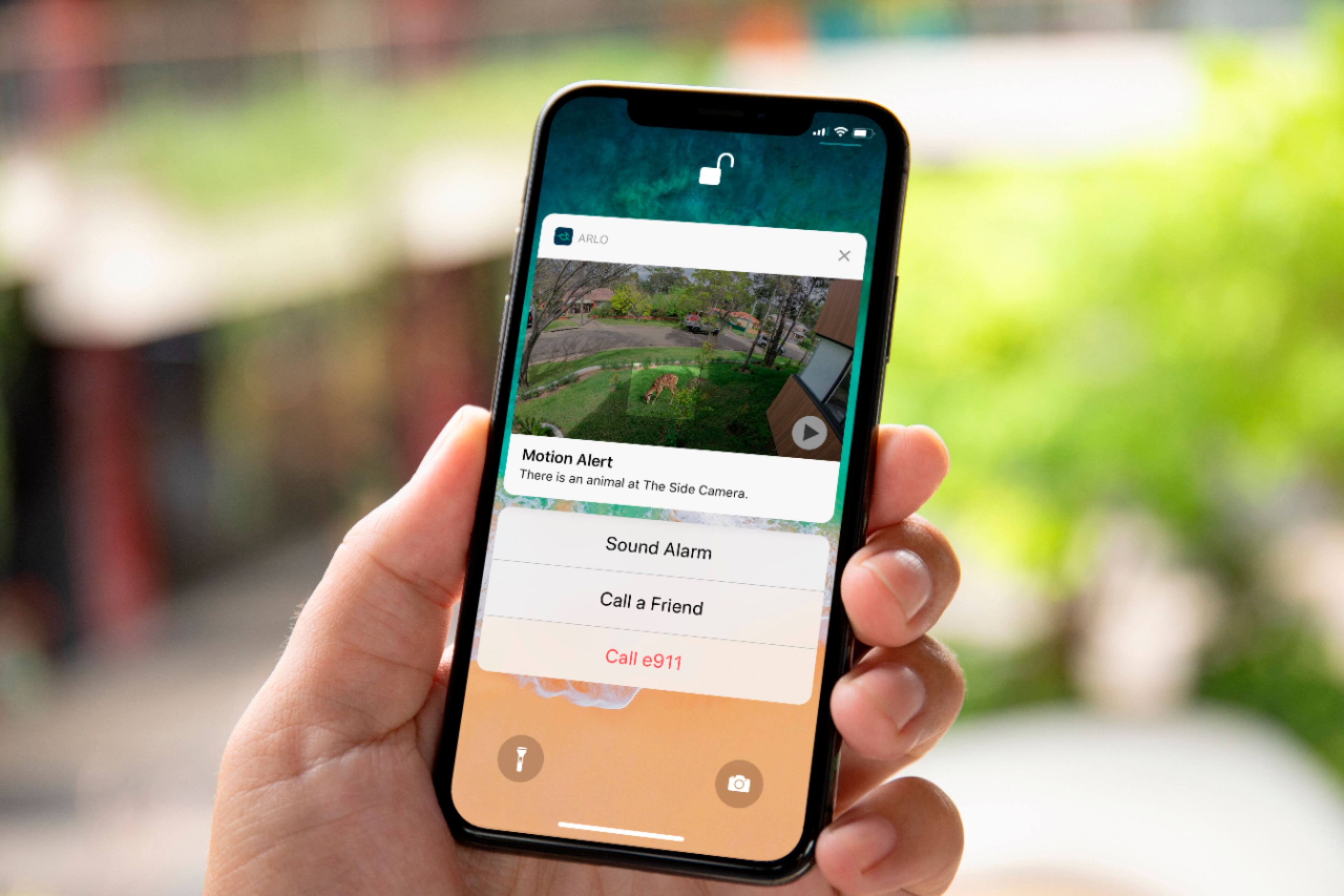 Alt View 19. Arlo - Ultra 3-Camera Indoor/Outdoor Wire Free 4K HDR Security Camera System - White.