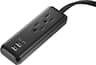 Insignia™ - 2-Outlet/2-USB Power Strip - Black