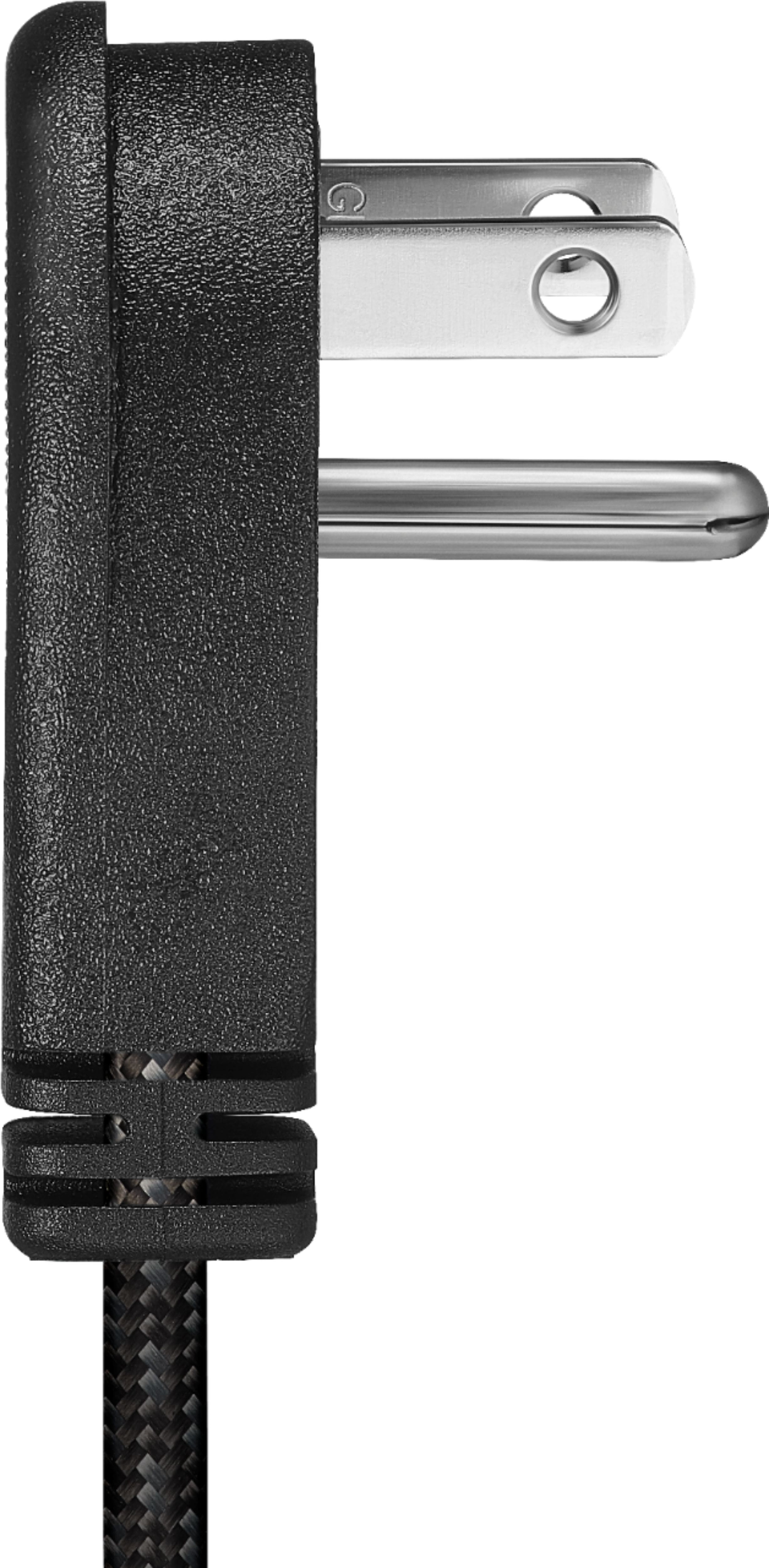 Alt View 13. Insignia™ - 2-Outlet/2-USB Power Strip - Black.