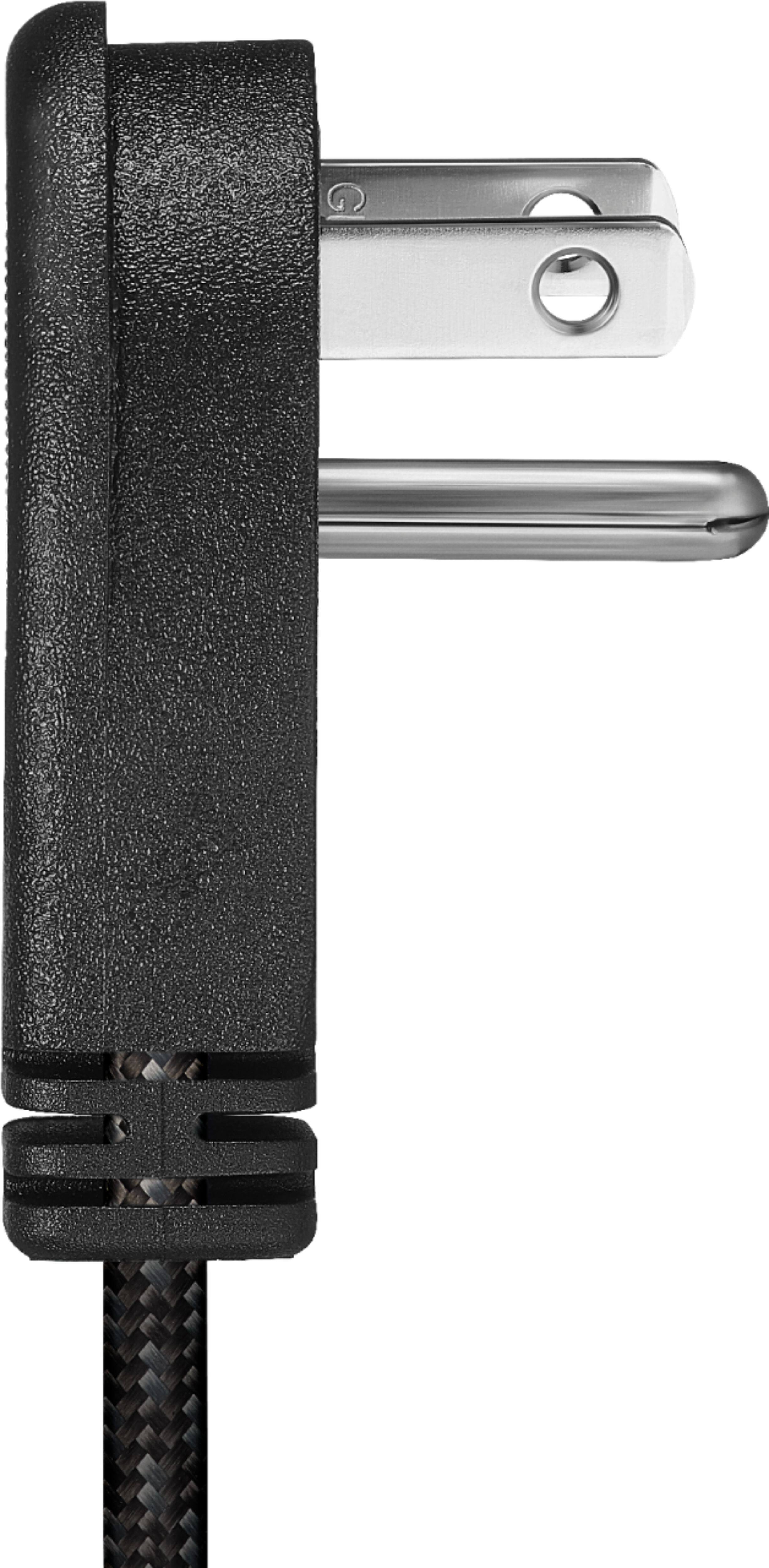 Alt View 13. Insignia™ - 2-Outlet/2-USB Power Strip - Black.