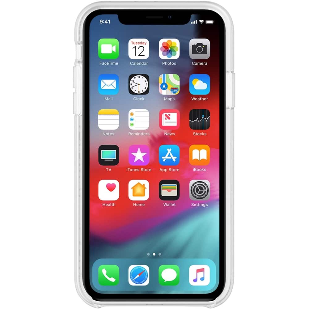 half clear crystal case for apple iphone xr - silver half clear crystal case for apple iphone xr - silver