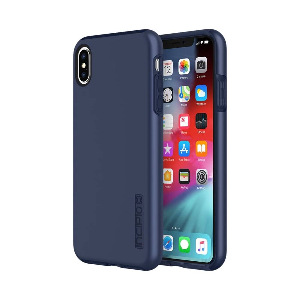 Best Buy Incipio DualPro Case for Apple® iPhone® XS Max Midnight Blue