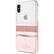 Alt View 13. kate spade new york - Protective Hardshell Case for Apple® iPhone® X and XS - Clear/Blush/Charlotte Stripe Rose Gold Glitter.
