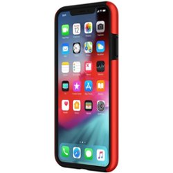 Incipio - DualPro Case for Apple® iPhone® XS Max - Iridescent Red/Black - Angle_Zoom