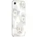 Left. kate spade new york - Protective Hardshell Case for Apple® iPhone® XR - Cream With Stones/Hollyhock Floral Clear.