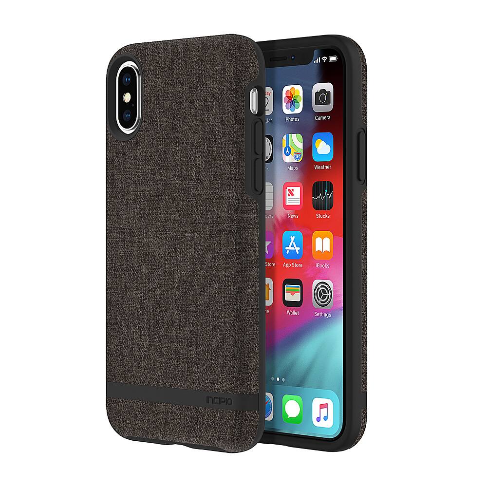 Angle View: Incipio - Esquire Series Carnaby Case for Apple® iPhone® X and XS - Gray