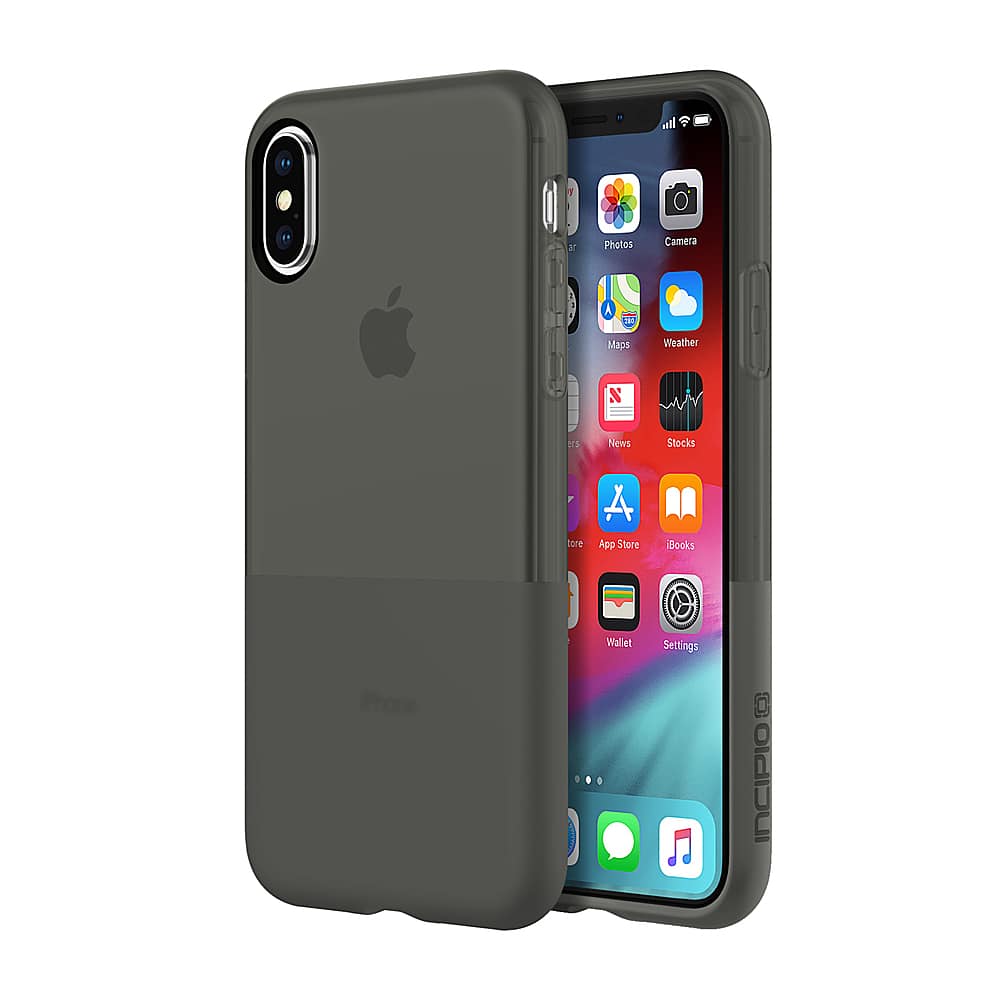 Angle View: Incipio - NGP Flexible Shock Absorbent Case for Apple® iPhone® X and XS - Black